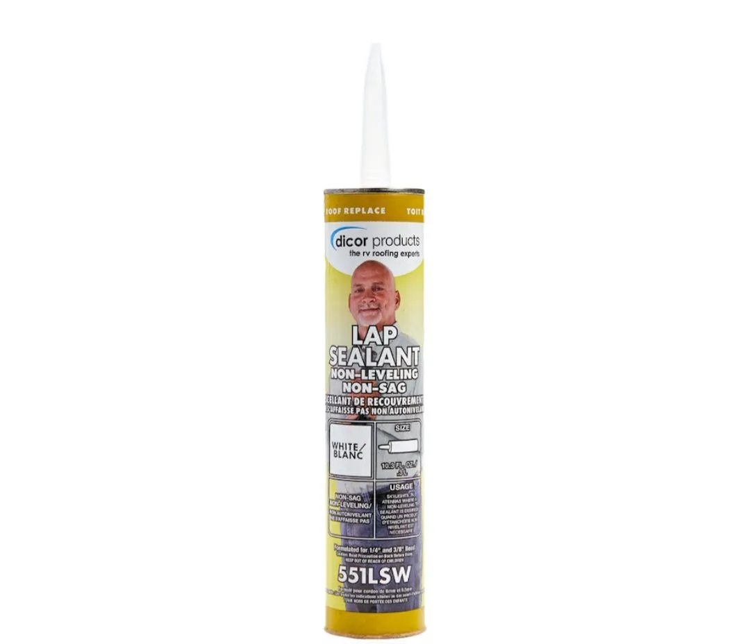 Dicor Non-Leveling Non-Sag Lap Sealant - 551LSW