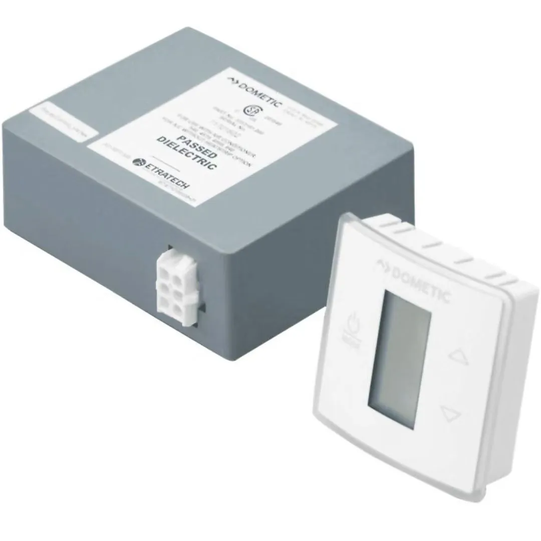Dometic Air Conditioners 3316230.700 Control Kit/Relay Box Heat/Cool with Polar White CT Wall Thermostat